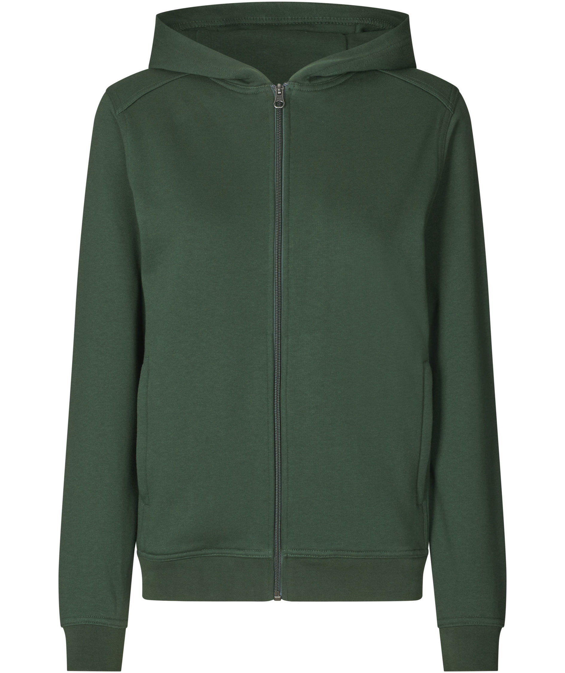 ID Pro Wear Care women's hoodie with zipper, Bottle Green