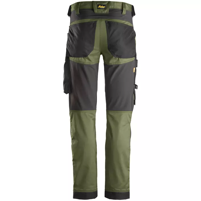 Snickers AllroundWork work trousers 6341, khaki green/black, large image number 1