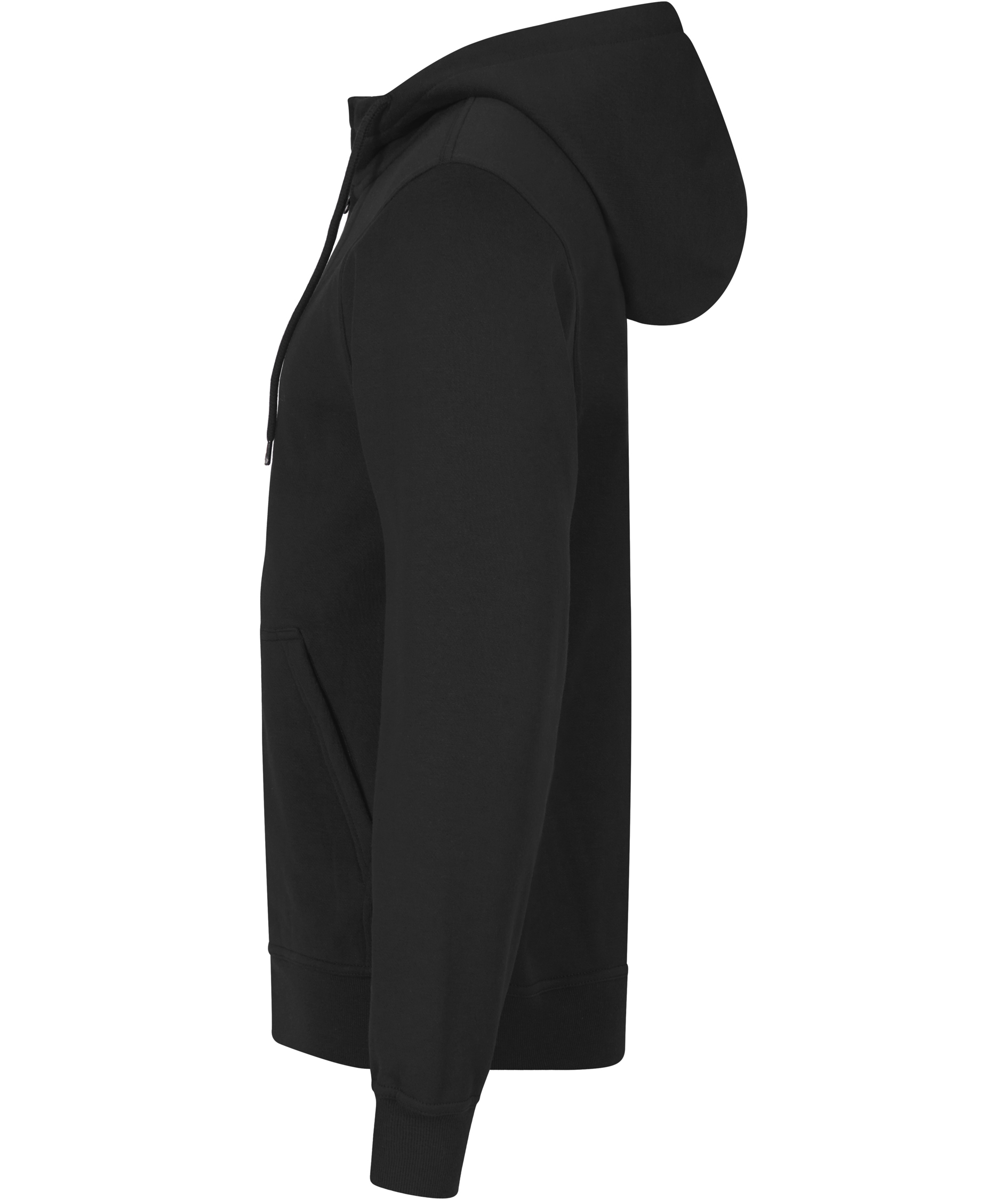 Clique Miami hoodie med dragkedja, Svart, large image number 3