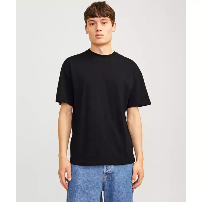 Jack & Jones JJEBRADLEY 2-pak T-shirt, Black/white, large image number 6