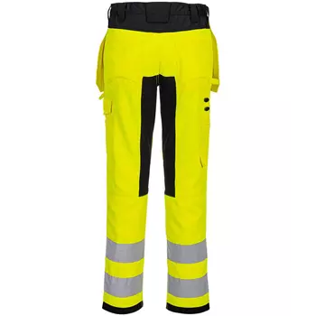 Portwest WX2 Eco craftsman trousers, Hi-vis Yellow/Black