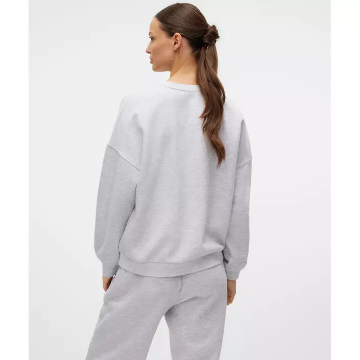 Vero Moda VMSONJA dame sweatshirt, Light Grey Melange, large image number 2