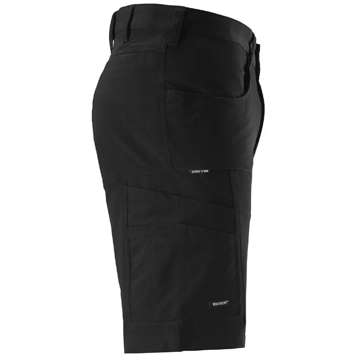 L.Brador Momentum shorts 1480P full stretch, Svart, large image number 2