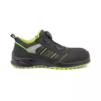 Sanita Thulitstone safety shoes S3, Black/Green