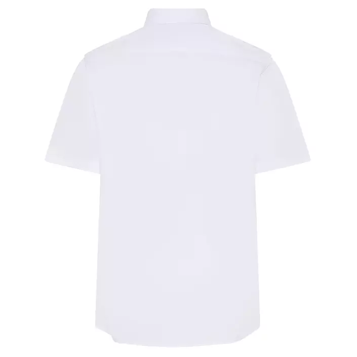 Angli Classic kortærmet stretch pilotskjorte, Hvid, large image number 1