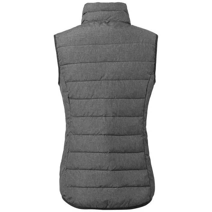 South West Alma quilted ﻿women's vest, Dark Heather Grey, large image number 2