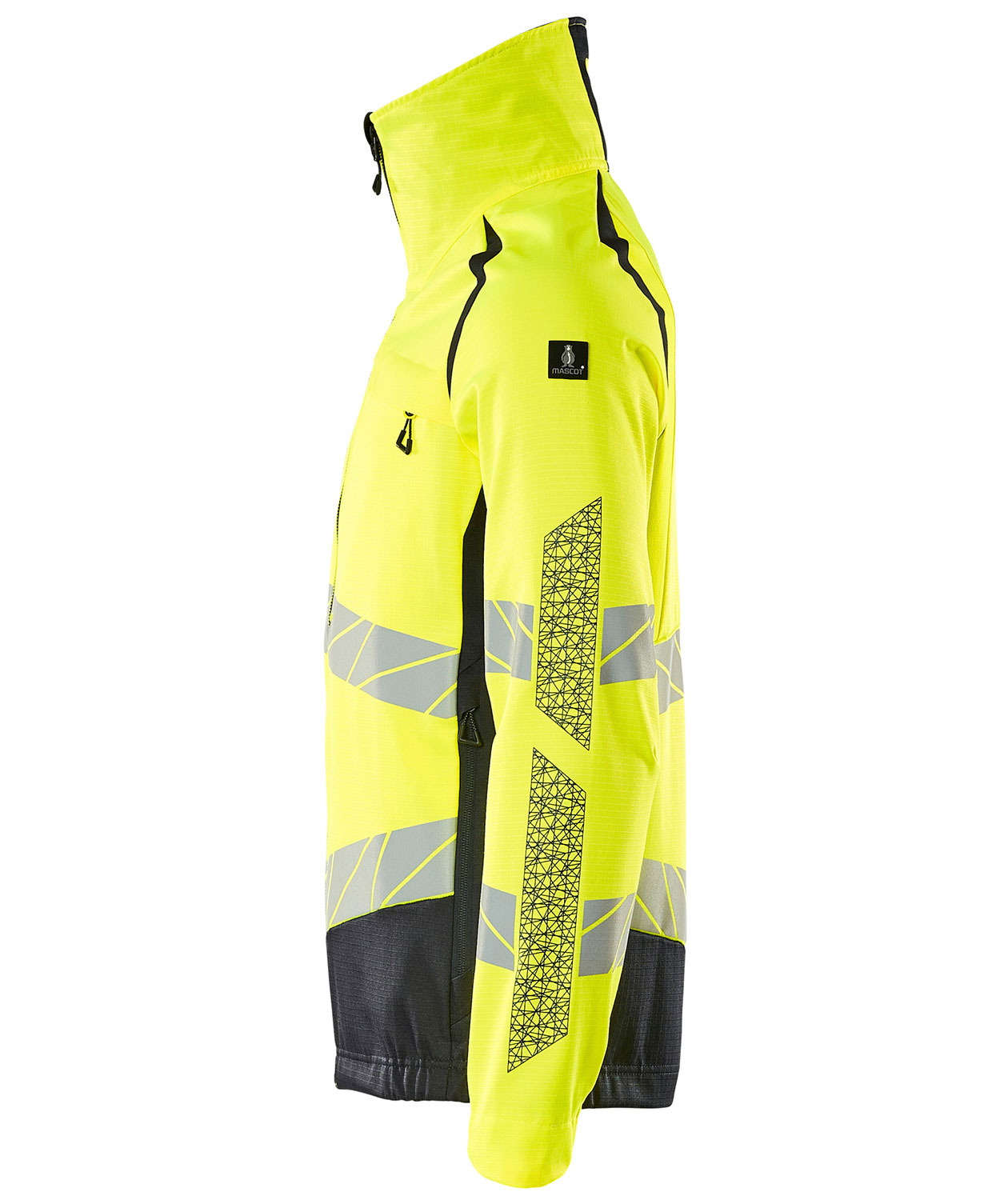 Mascot Accelerate Safe jacket, Hi-Vis Yellow/Dark Marine, large image number 2