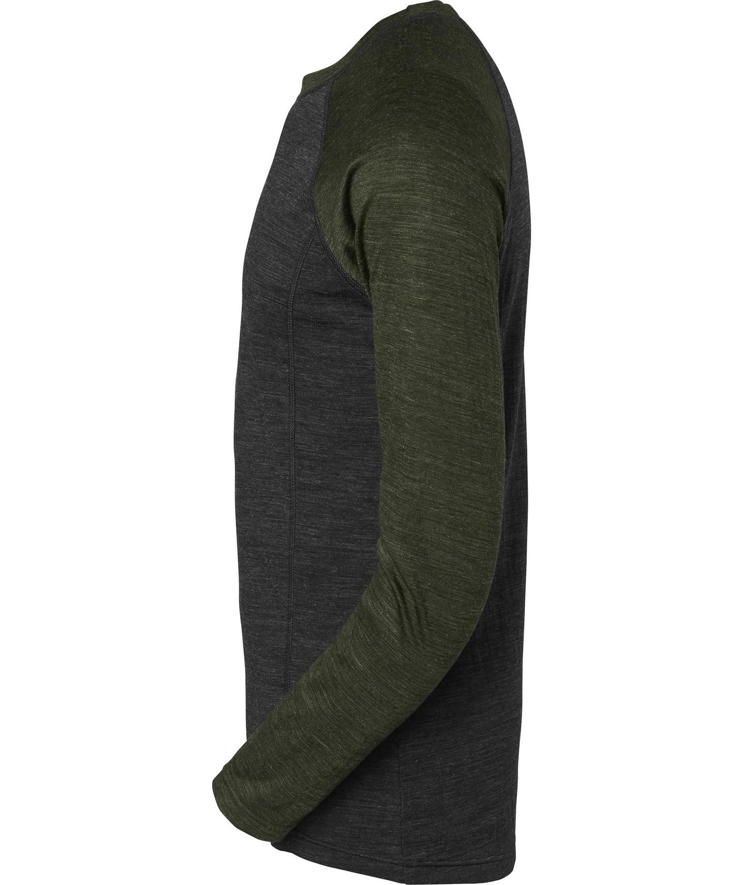 Matterhorn Haley sweater with merino wool, Black/Green, large image number 3