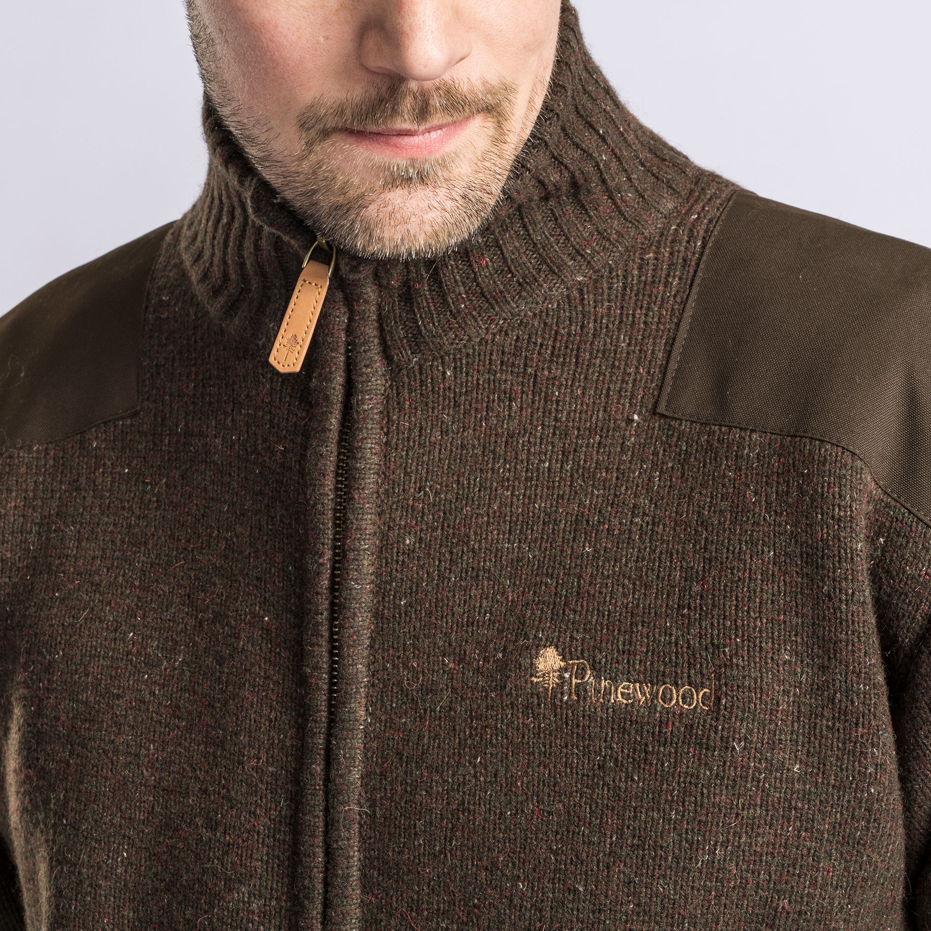 Pinewood Hurricane cardigan, Dark brown, large image number 4