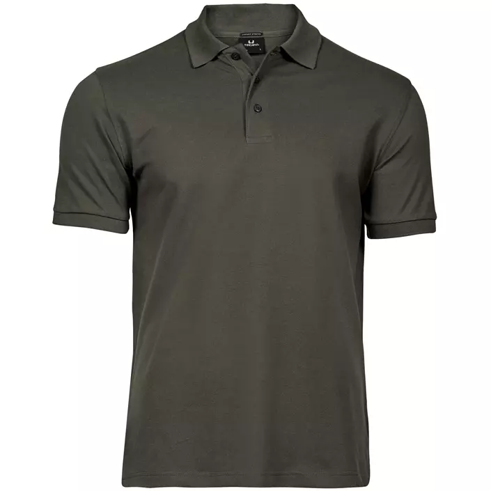 Tee Jays Luxury stretch polo T-skjorte, Deep Green, large image number 0