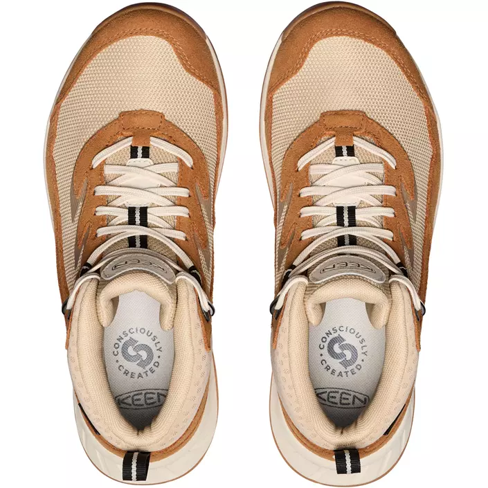 Keen Hightrail Mid WP vandrarkängor dam, Safari/chipmunk, large image number 5