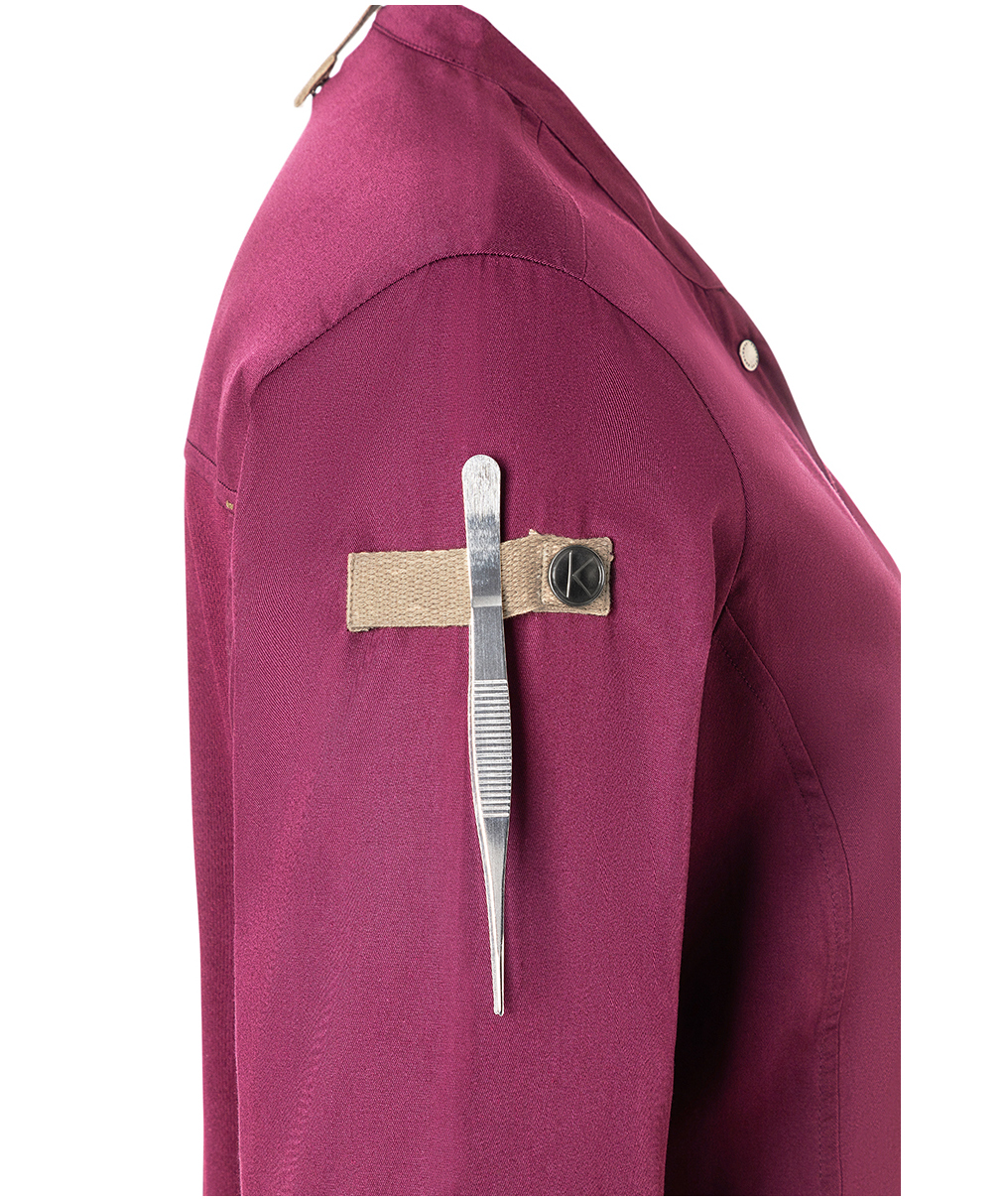 Karlowsky Green-Generation women's chefs jacket, Fuchsia, large image number 6