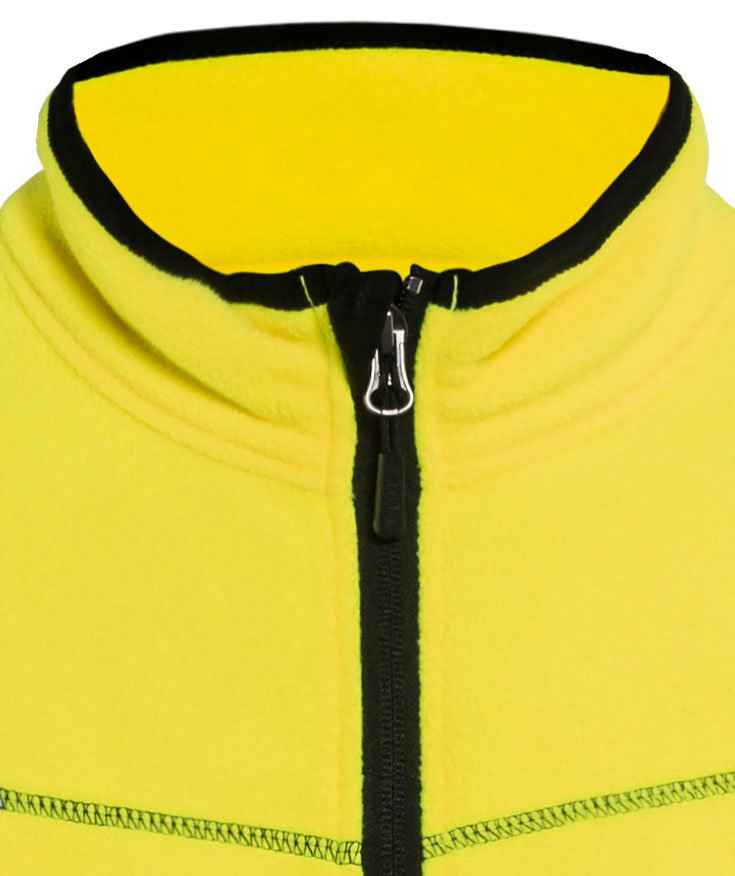 Bl&aring;kl&auml;der microfleece jacket, Hi-Vis Yellow, large image number 3