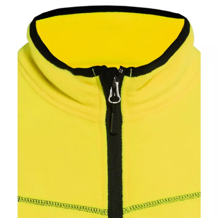 Blåkläder microfleece jacket, Hi-Vis Yellow, large image number 3
