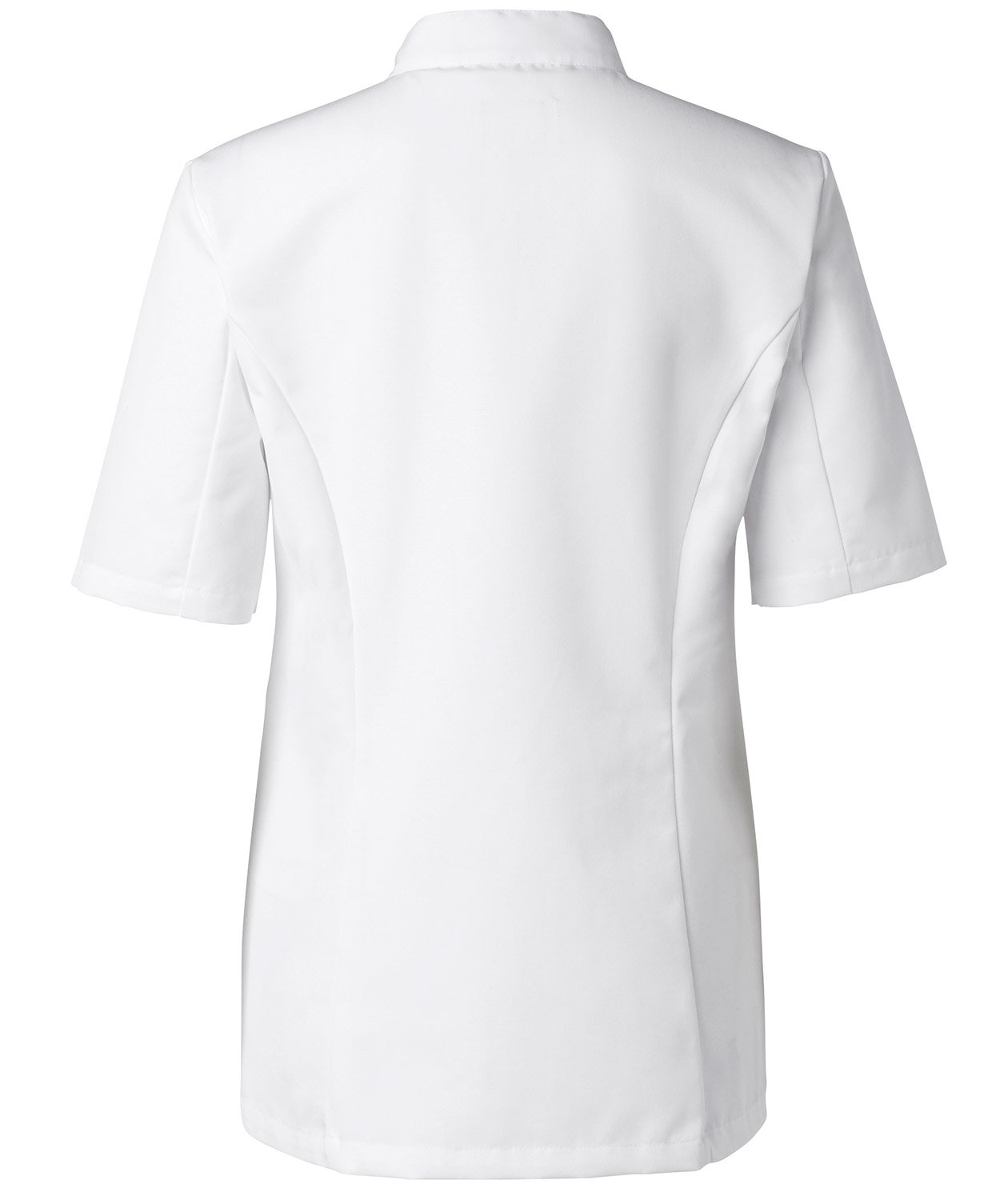 Segers women's short sleeved chefs jacket, White, large image number 2