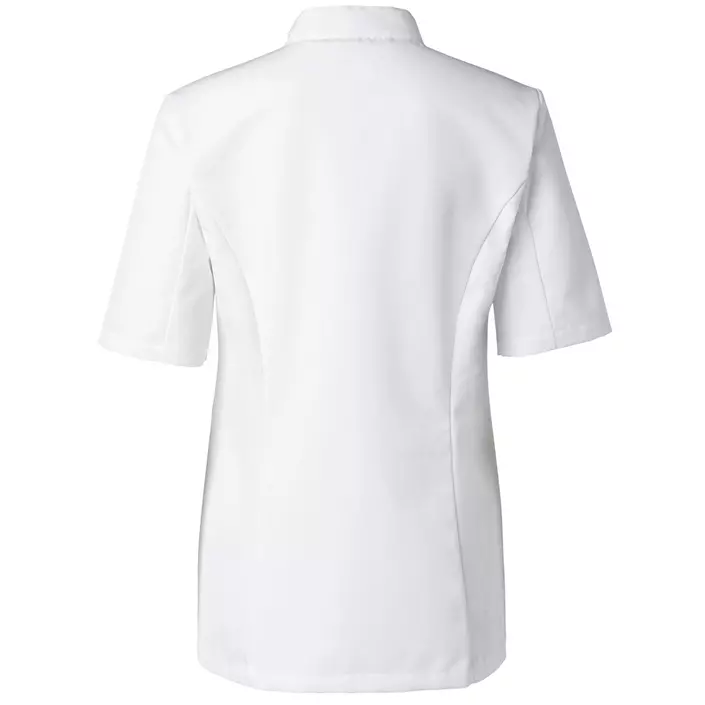 Segers women's short sleeved chefs jacket, White, large image number 2