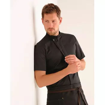 Kentaur short-sleeved  chefs-/server jacket, Black