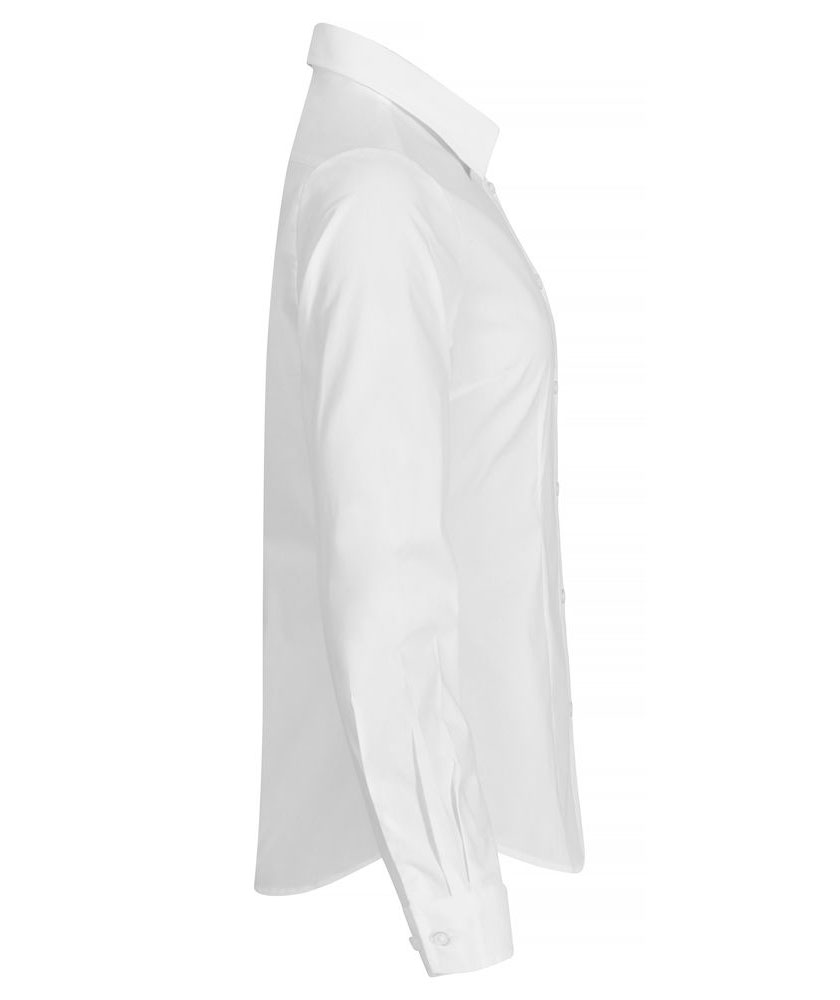 Clique women's Stretch Shirt, White, large image number 3