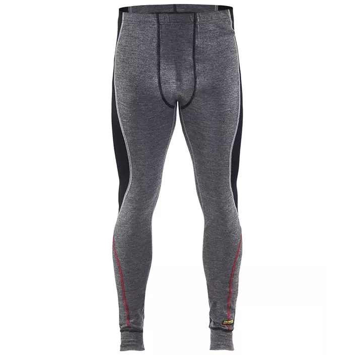 Blåkläder XWARM long underpants with merino wool, Grey/Black, large image number 0