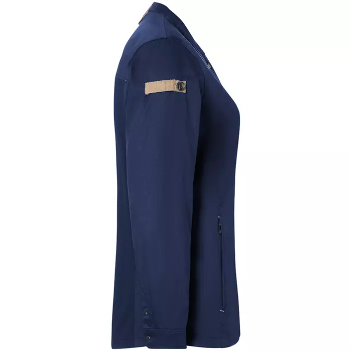 Karlowsky Green-Generation women's chefs jacket, Steel Blue, large image number 4
