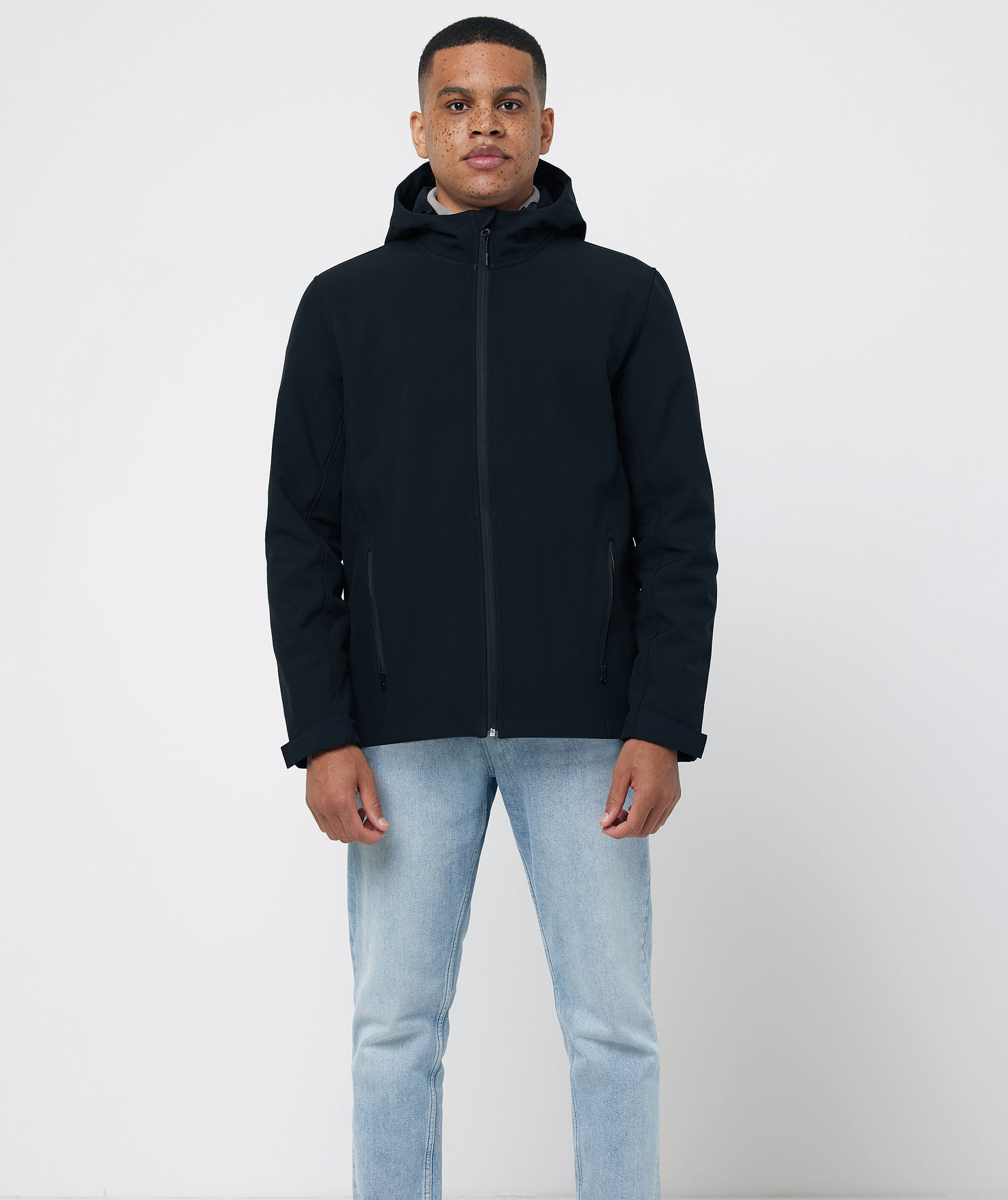 Iqoniq Makalu softshelljacka, Svart, large image number 4