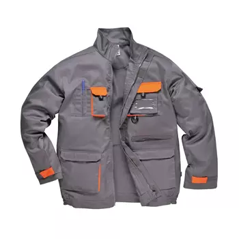 Portwest Texo work jacket, Grey/orange