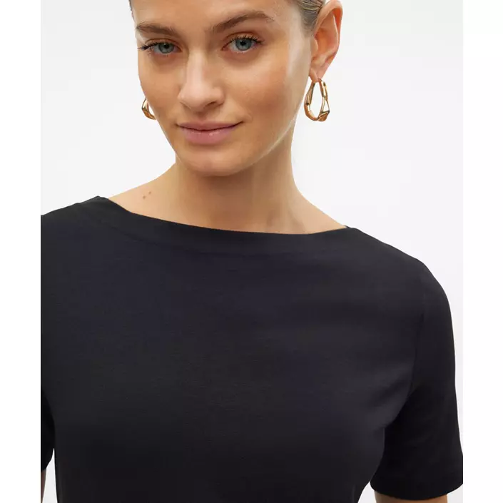 Vero Moda VMPANDA MODAL T-shirt dam, Black, large image number 3