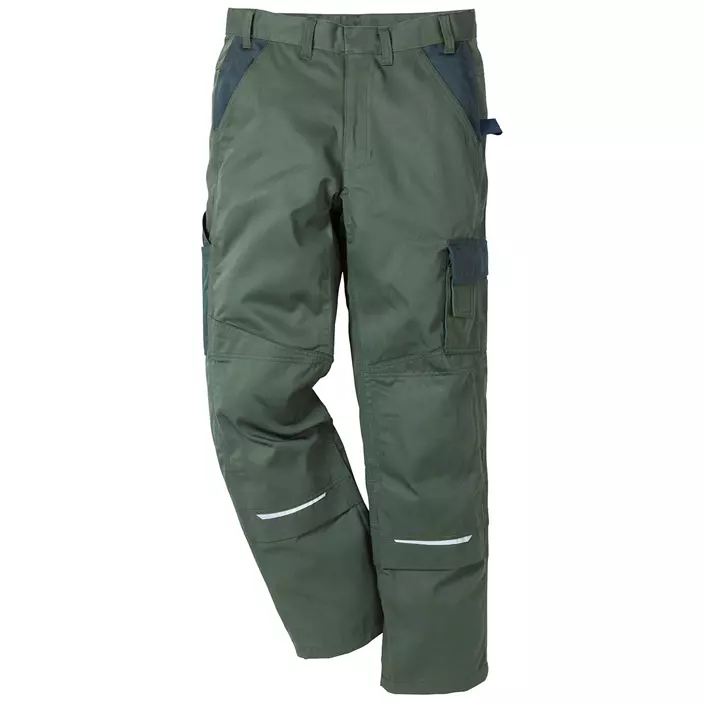 Kansas Icon work trousers, Light Army Green/Army Green, large image number 0