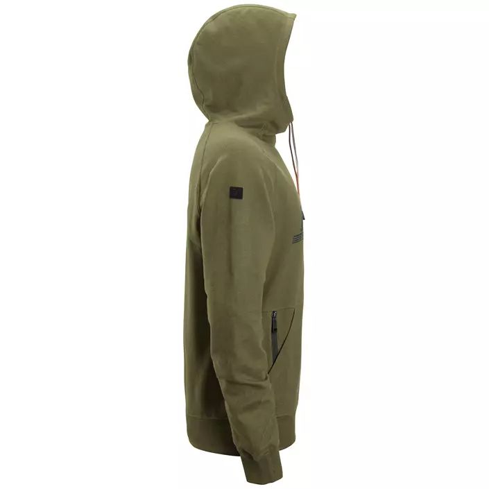 Snickers logo hoodie 2894, Khaki green, large image number 2
