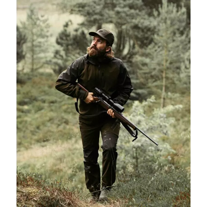 Northern Hunting Fjell Toki skaljakke, Mørkegrøn/brun, large image number 6