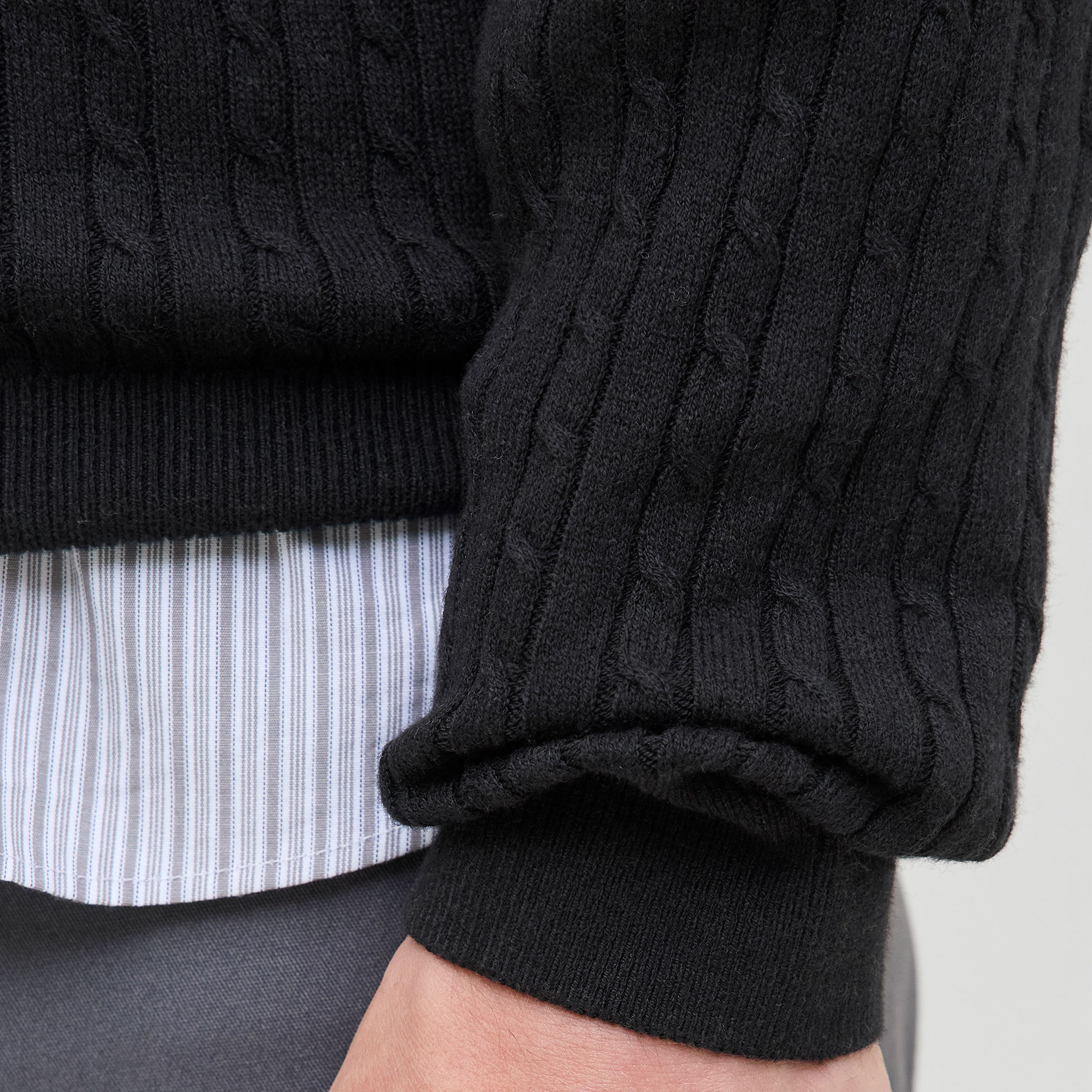 Jack & Jones JJEEMIL knitted pullover, Black, large image number 3