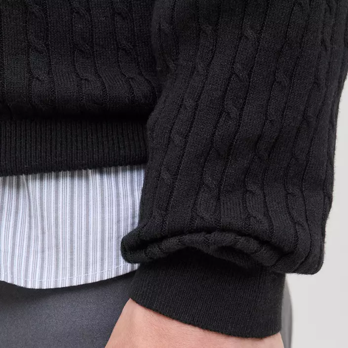 Jack & Jones JJEEMIL stickad tröja, Black, large image number 3