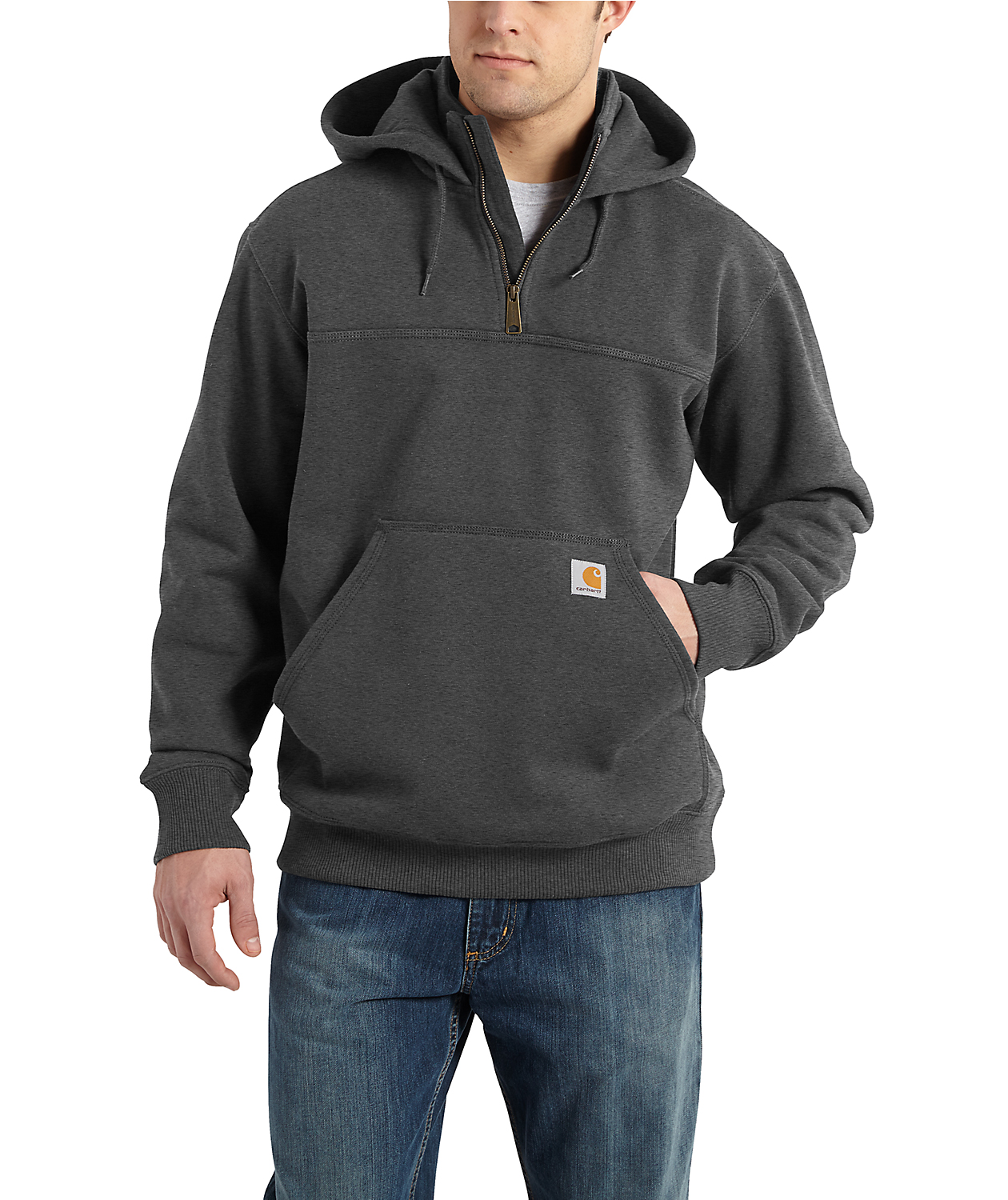 Carhartt Rain Defender hoodie, Carbon Heather