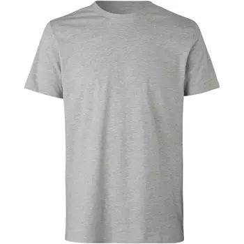ID økologisk T-skjorte, Lys grå flekkete