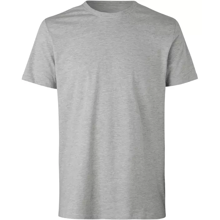 ID økologisk T-skjorte, Lys grå flekkete, large image number 0
