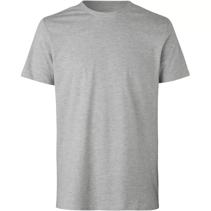 ID økologisk T-skjorte, Lys grå flekkete, large image number 0