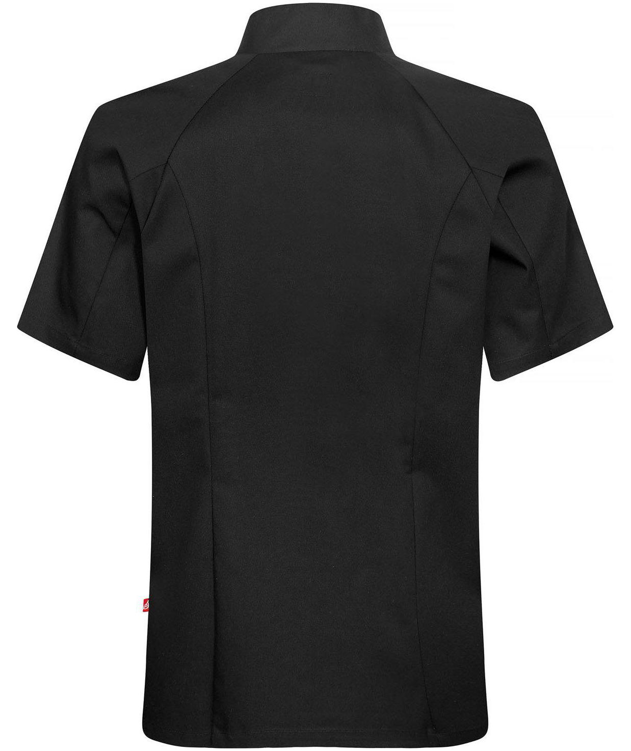 Segers 1003 kortermet kokkejakke, Black