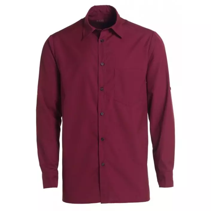 Kentaur comfort fit long-sleeved shirt, Bordeaux, large image number 0