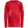 Craft Rush Langärmliges Sweatshirt für Kinder, Rot, Rot, swatch