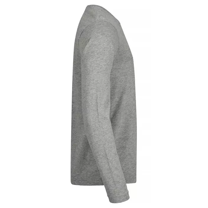Clique Premium Fashion-T long-sleeved T-shirt, Grey melange, large image number 3