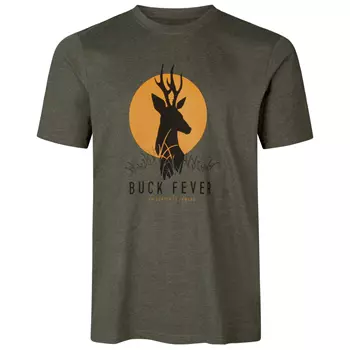 Seeland Buck Fever T-skjorte, Pine Green Melange
