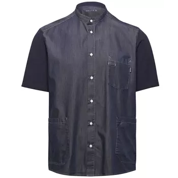 Kentaur kortärmad pique skjorta, Mörkblå