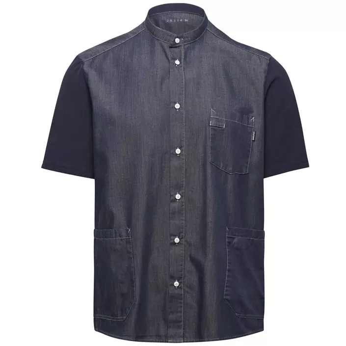 Kentaur kortermet pique skjorte, Mørkeblå, large image number 0