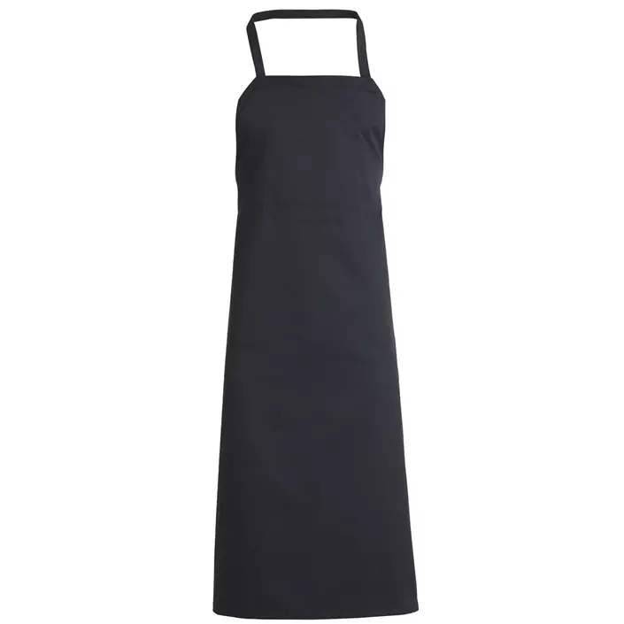 Kentaur wide bib apron, Black, Black, large image number 0