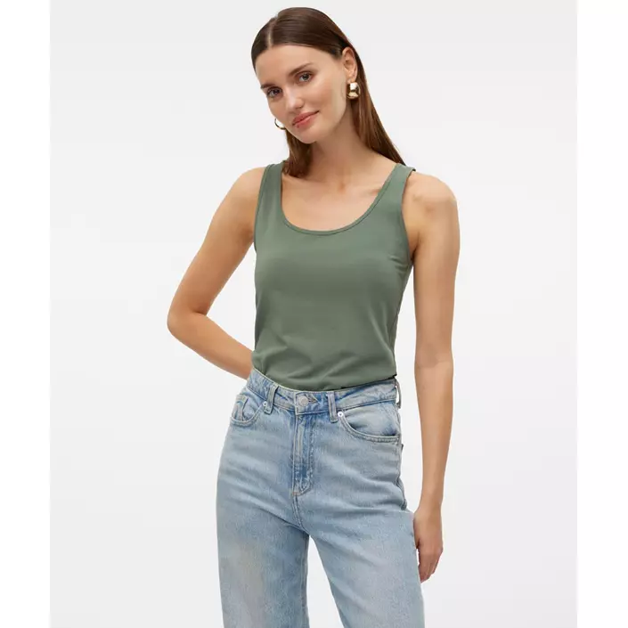 Vero Moda VMLULU lång linne dam, Laurel Wreath, large image number 5