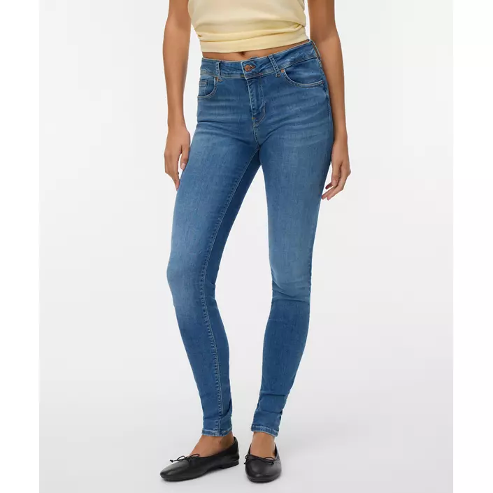 Vero Moda VMLUX Slim Fit Jeans, Medium Blue Denim, large image number 1