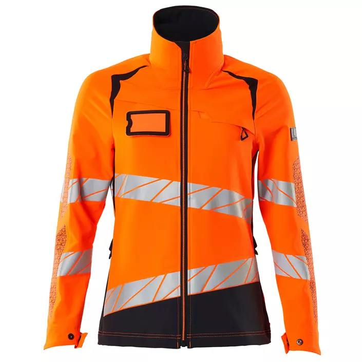 Mascot Accelerate Safe women's jacket, Hi-Vis Orange/Dark Marine, large image number 0
