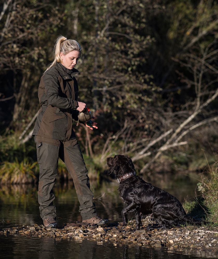 Deerhunter Lady Ann women's trousers, Deep Green, large image number 2