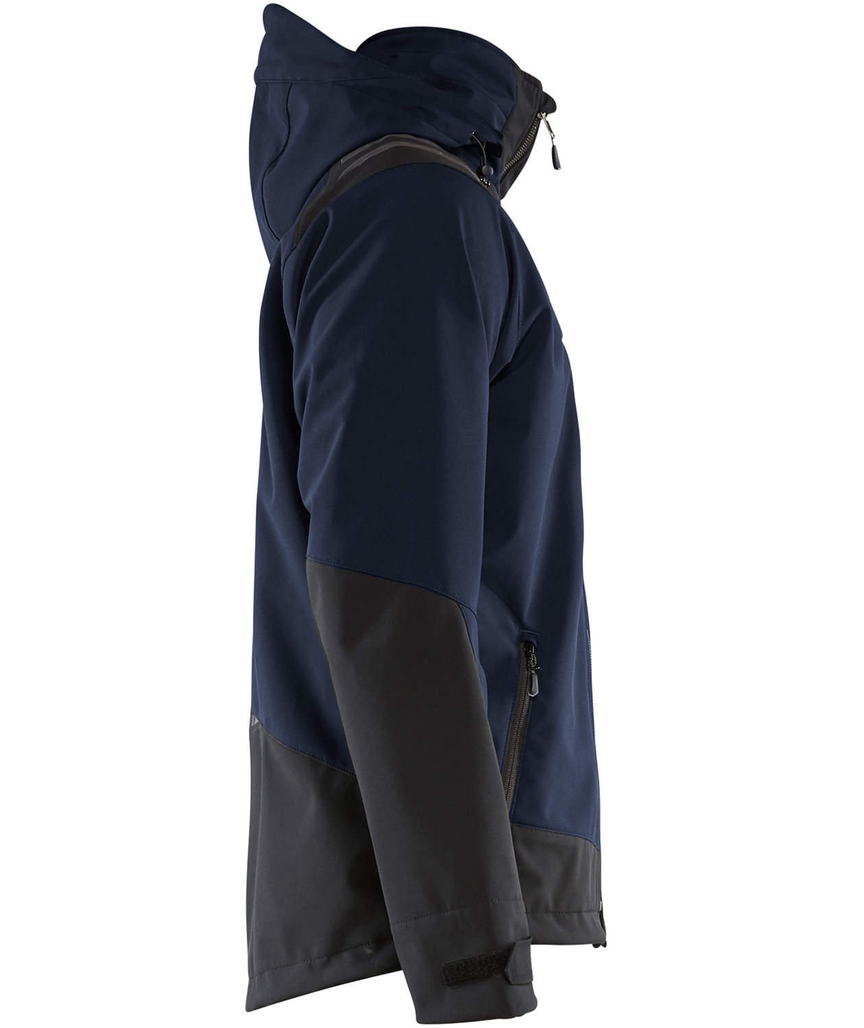 Bl&aring;kl&auml;der softshelljacka, Dark Marin/Svart, large image number 3