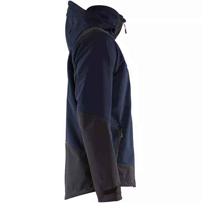 Blåkläder softshell jacket, Dark Marine/Black, large image number 3